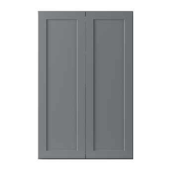 Wall Kitchen Cabinet W2742 Colonial Gray LessCare 27 in. width 42 in. height 12 in. depth