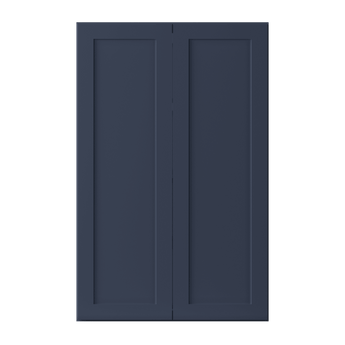 Wall Kitchen Cabinet W2742 Danbury Blue LessCare 27 in. width 42 in. height 12 in. depth