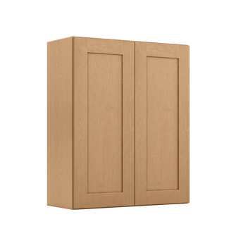 Wall Kitchen Cabinet W3036 Shaker Toffee LessCare 30 in. width 36 in. height 12 in. depth