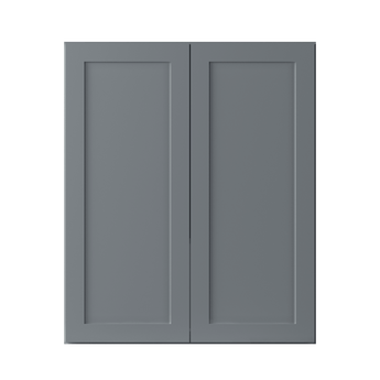 Wall Kitchen Cabinet W3036 Colonial Gray LessCare 30 in. width 36 in. height 12 in. depth