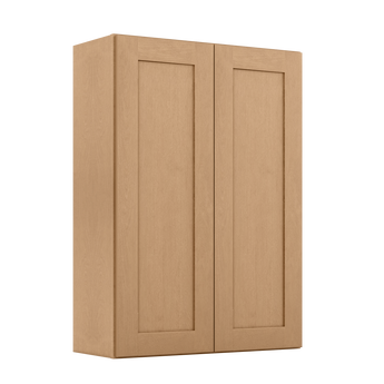 Wall Kitchen Cabinet W3042 Shaker Toffee LessCare 30 in. width 42 in. height 12 in. depth