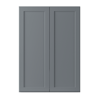 Wall Kitchen Cabinet W3042 Colonial Gray LessCare 30 in. width 42 in. height 12 in. depth