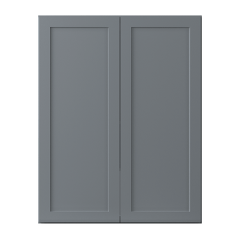 Wall Kitchen Cabinet W3342 Colonial Gray LessCare 33 in. width 42 in. height 12 in. depth