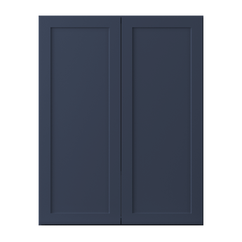 Wall Kitchen Cabinet W3342 Danbury Blue LessCare 33 in. width 42 in. height 12 in. depth