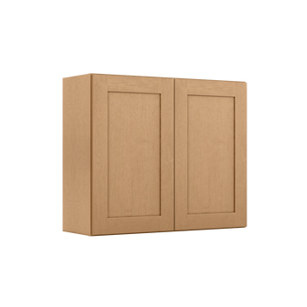 Wall Kitchen Cabinet W3630 Shaker Toffee LessCare 36 in. width 30 in. height 12 in. depth