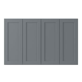 Wall Kitchen Cabinet W4830 Colonial Gray LessCare 48 in. width 30 in. height 12 in. depth