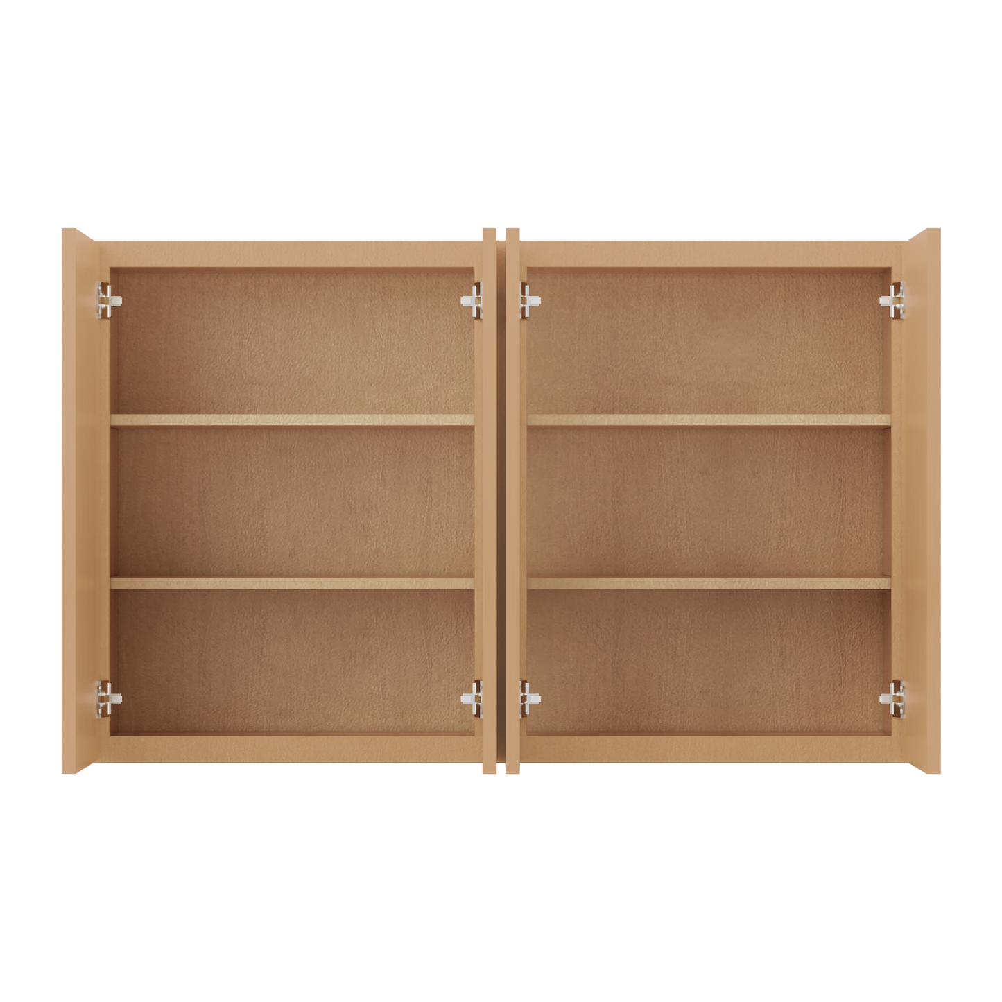 Wall Kitchen Cabinet W4830 Shaker Toffee LessCare 48 in. width 30 in. height 12 in. depth