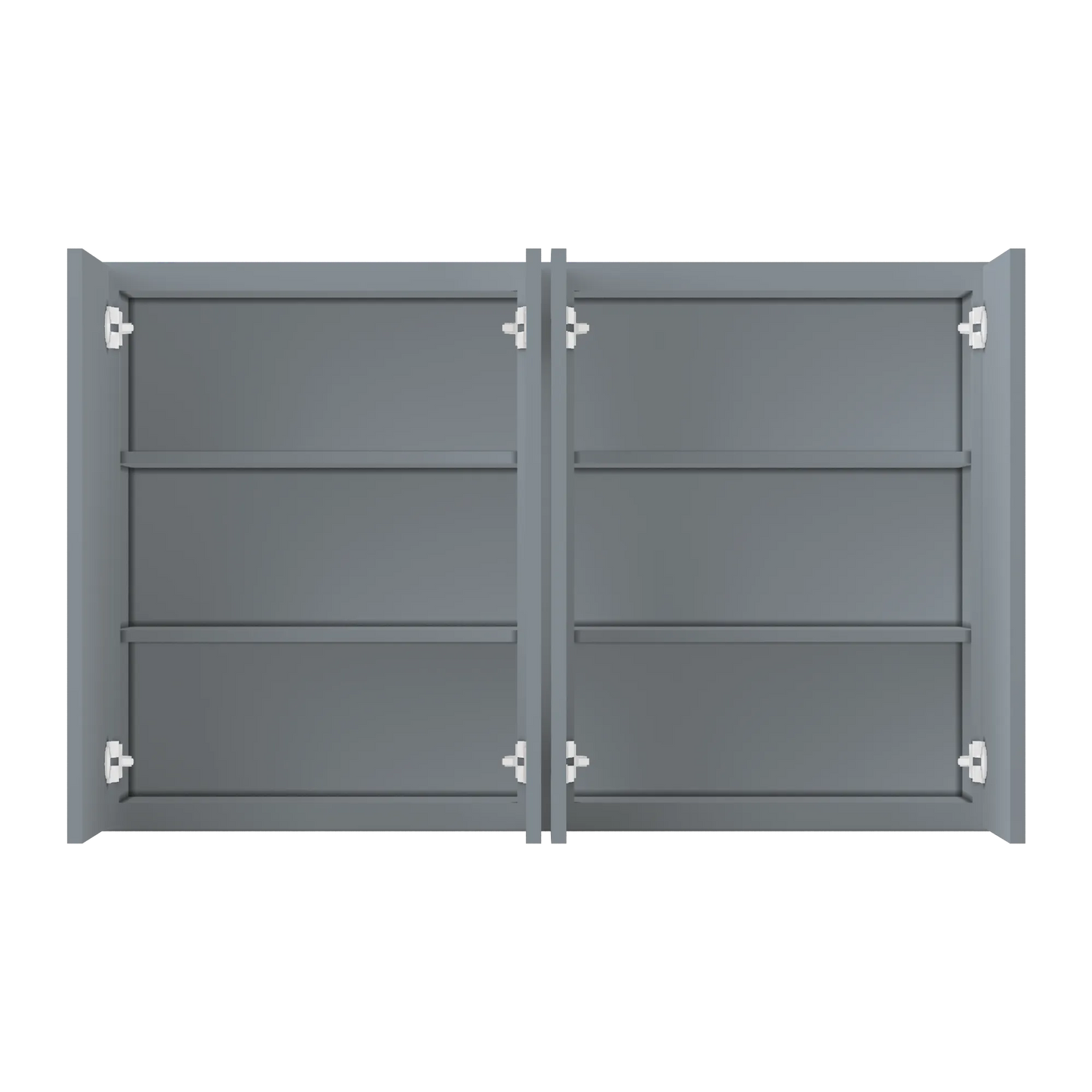 Wall Kitchen Cabinet W4830 Colonial Gray LessCare 48 in. width 30 in. height 12 in. depth