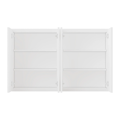 Wall Kitchen Cabinet W4830 Alpina White LessCare 48 in. width 30 in. height 12 in. depth