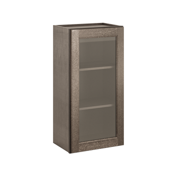 Mullion Door Wall Kitchen Cabinet WMD1836 Milan Slate 18 in. width 36 in. height 12 in. depth