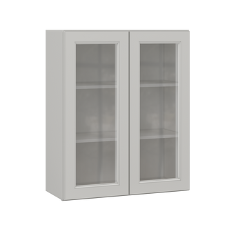 Mullion Door Wall Kitchen Cabinet WMD3036 Milan Pearl 30 in. width 36 in. height 12 in. depth