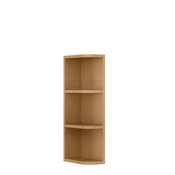 What-Not-Shelf Kitchen Cabinet WN630 Shaker Toffee LessCare 6 in. width 30 in. height 12 in. depth