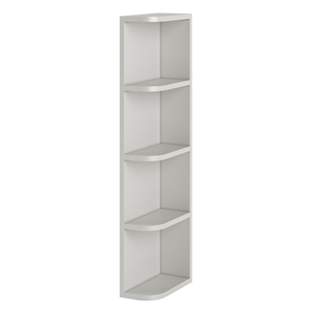 What-Not-Shelf Kitchen Cabinet WN642 Milan Pearl 6 in. width 42 in. height 12 in. depth