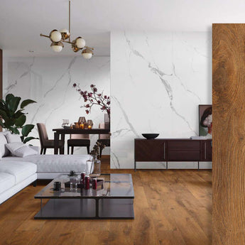 San Pedro Wood Look Honey Tile 8x48 Rectified Porcelain Floor and Wall for Interior or Exterior