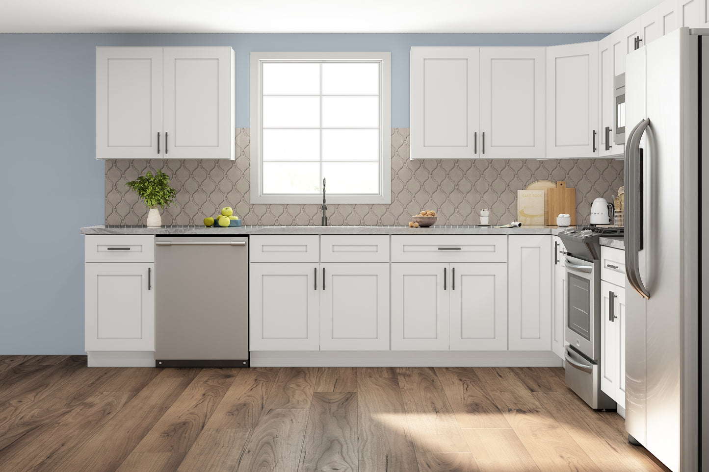 Wolf Dartmouth 5 Piece - White Paint 12x12  Kitchen