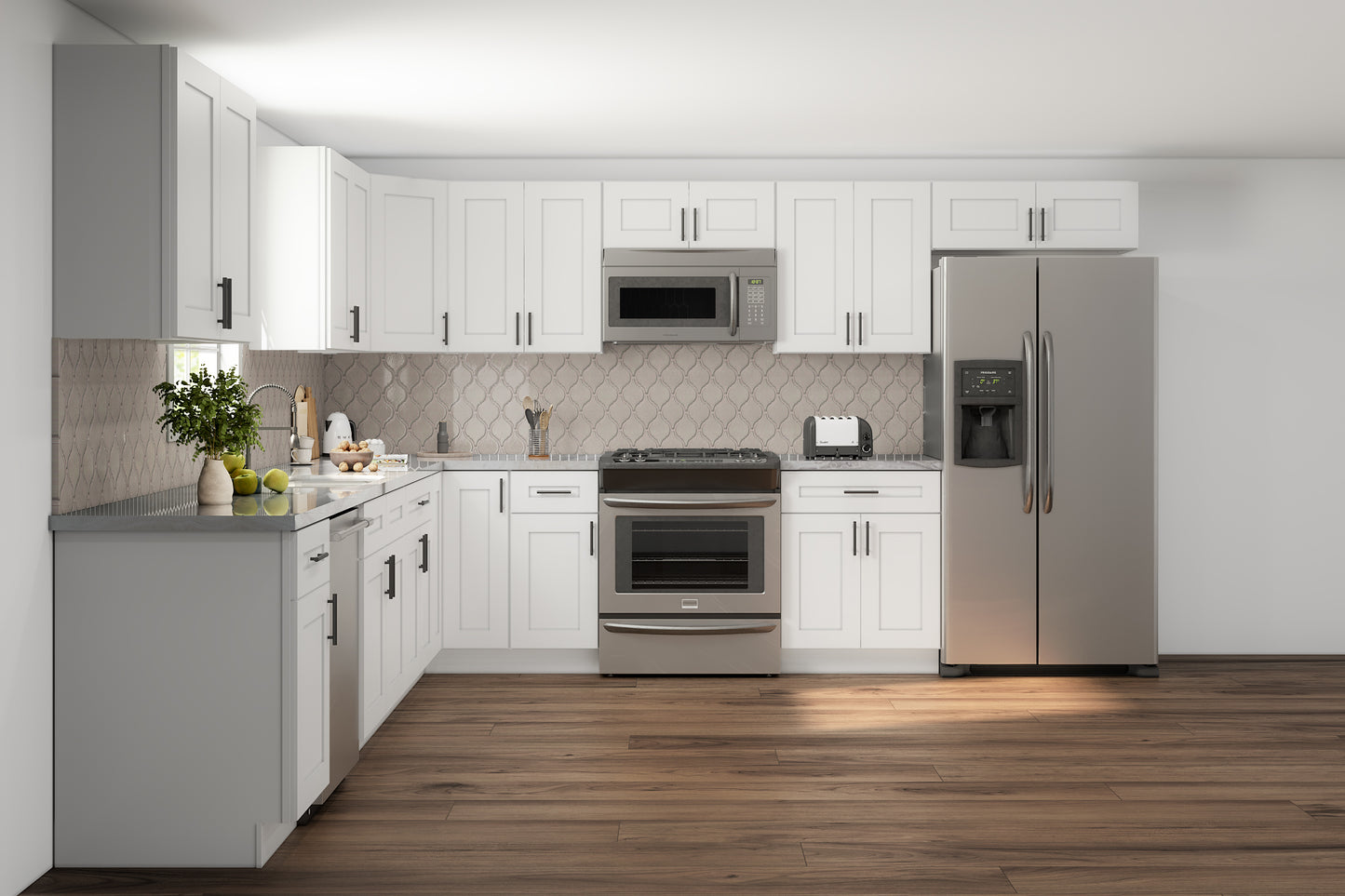 Wolf Dartmouth 5 Piece - White Paint 12x12  Kitchen