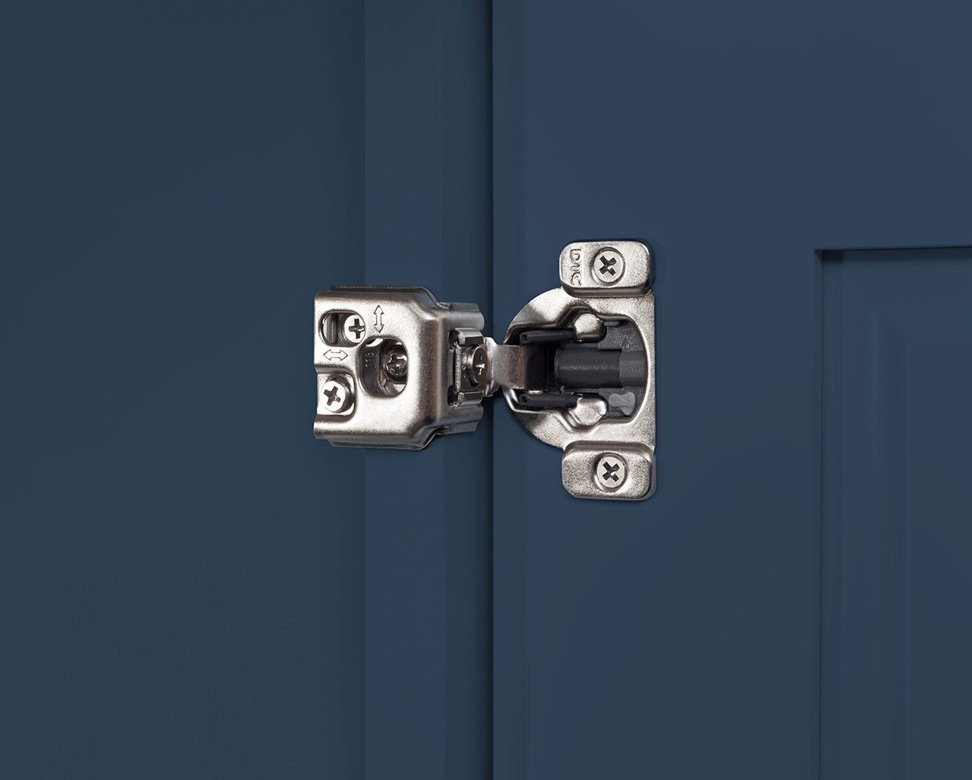 Base decorative door BDD24 Danbury Blue LessCare 22 1/2 in. width 28 5/8 in. height 3/4 in. depth - Kitchen Cabinets