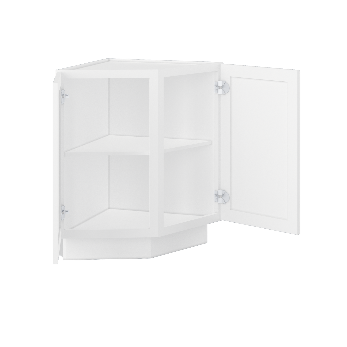 Base End Kitchen Cabinet BECF24 Alpina White LessCare 24 in. width 34.5 in. height 24 in. depth - Kitchen Cabinets