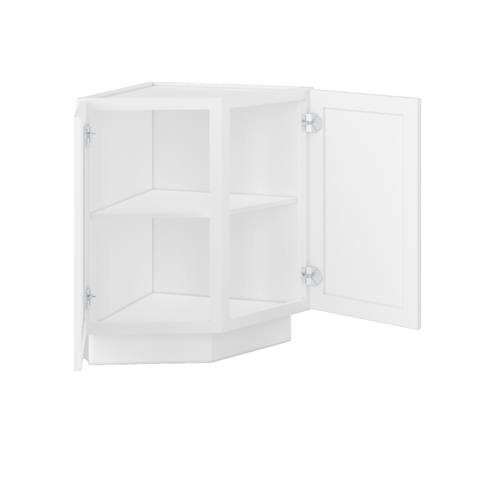 Base End Kitchen Cabinet BECF24 Alpina White LessCare 24 in. width 34.5 in. height 24 in. depth - Kitchen Cabinets