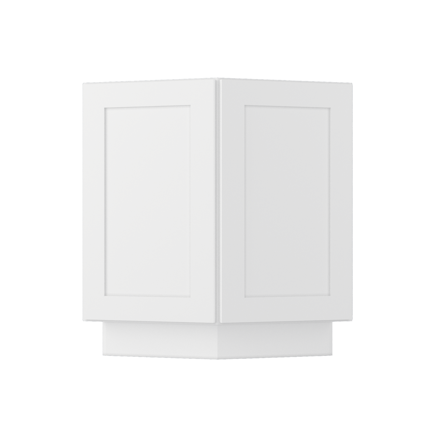 Base End Kitchen Cabinet BECF24 Alpina White LessCare 24 in. width 34.5 in. height 24 in. depth - Kitchen Cabinets