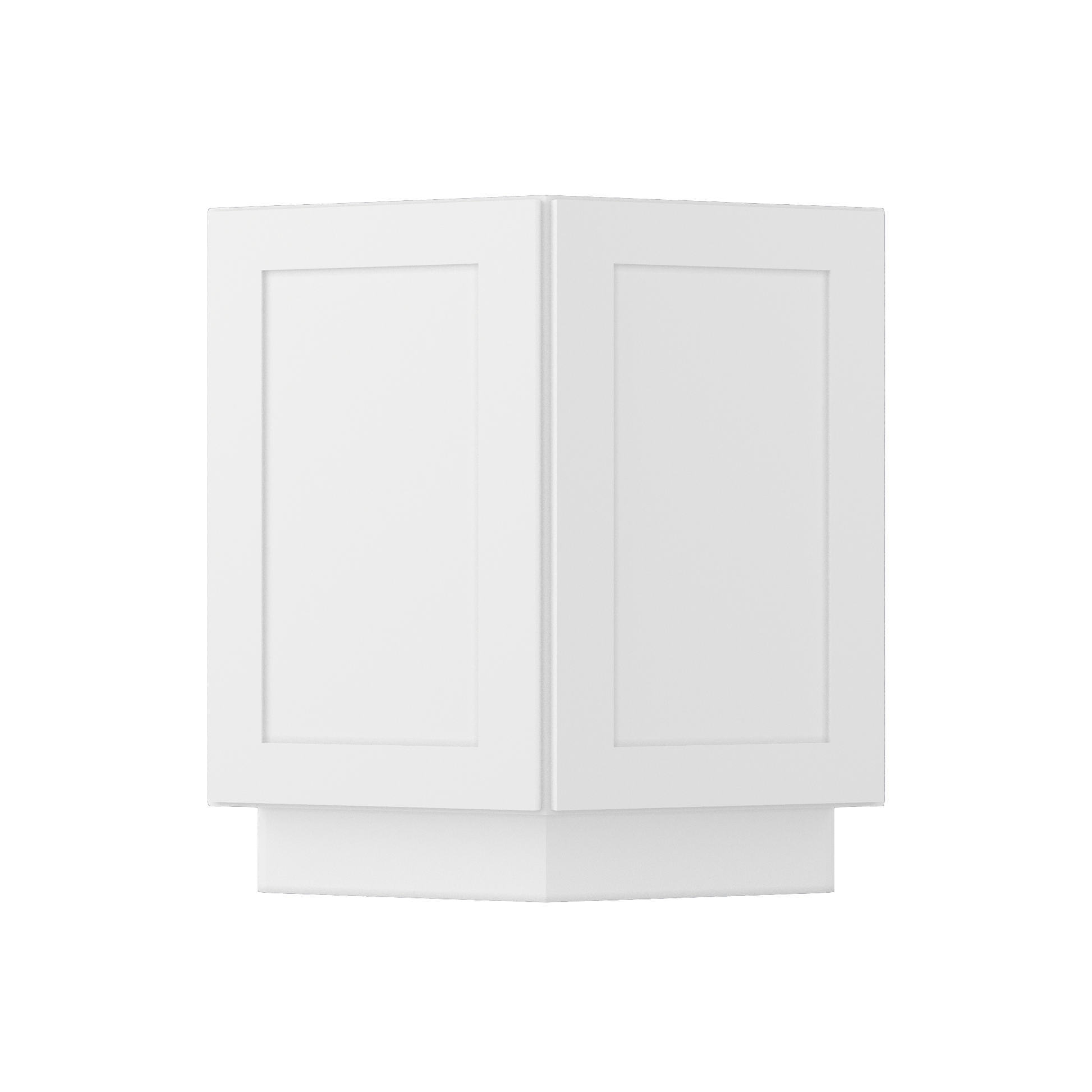 Base End Kitchen Cabinet BECF24 Alpina White LessCare 24 in. width 34.5 in. height 24 in. depth - Kitchen Cabinets