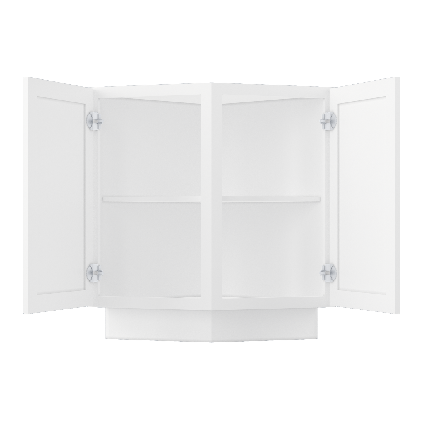 Base End Kitchen Cabinet BECF24 Alpina White LessCare 24 in. width 34.5 in. height 24 in. depth - Kitchen Cabinets