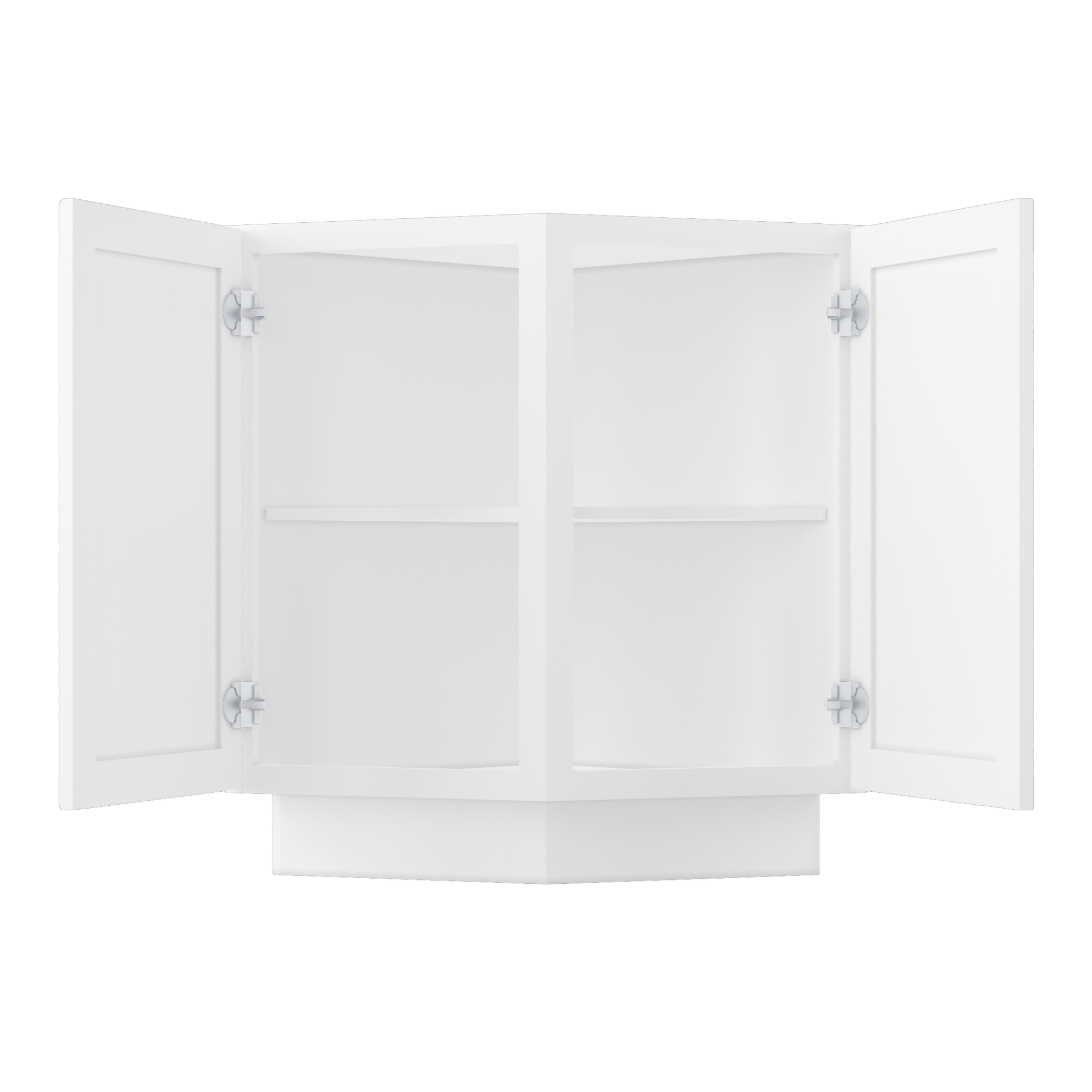 Base End Kitchen Cabinet BECF24 Alpina White LessCare 24 in. width 34.5 in. height 24 in. depth - Kitchen Cabinets