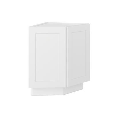 Base End Kitchen Cabinet BECF24 Alpina White LessCare 24 in. width 34.5 in. height 24 in. depth - Kitchen Cabinets