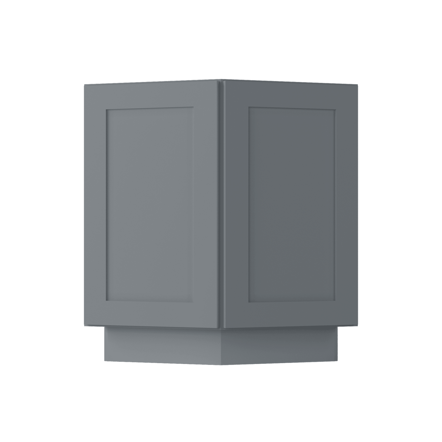 Base End Kitchen Cabinet BECF24 Colonial Gray LessCare 24 in. width 34.5 in. height 24 in. depth - Kitchen Cabinets