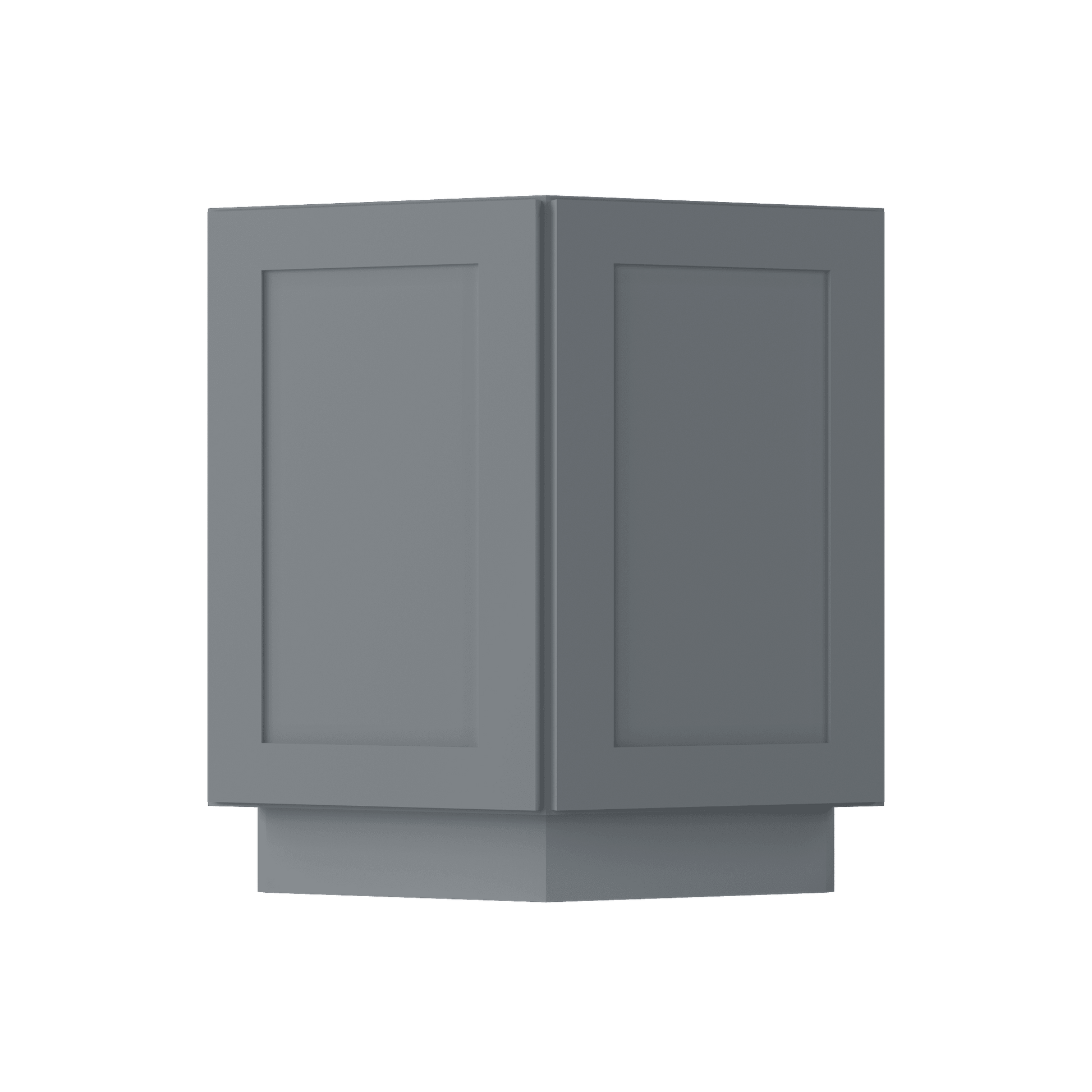 Base End Kitchen Cabinet BECF24 Colonial Gray LessCare 24 in. width 34.5 in. height 24 in. depth - Kitchen Cabinets
