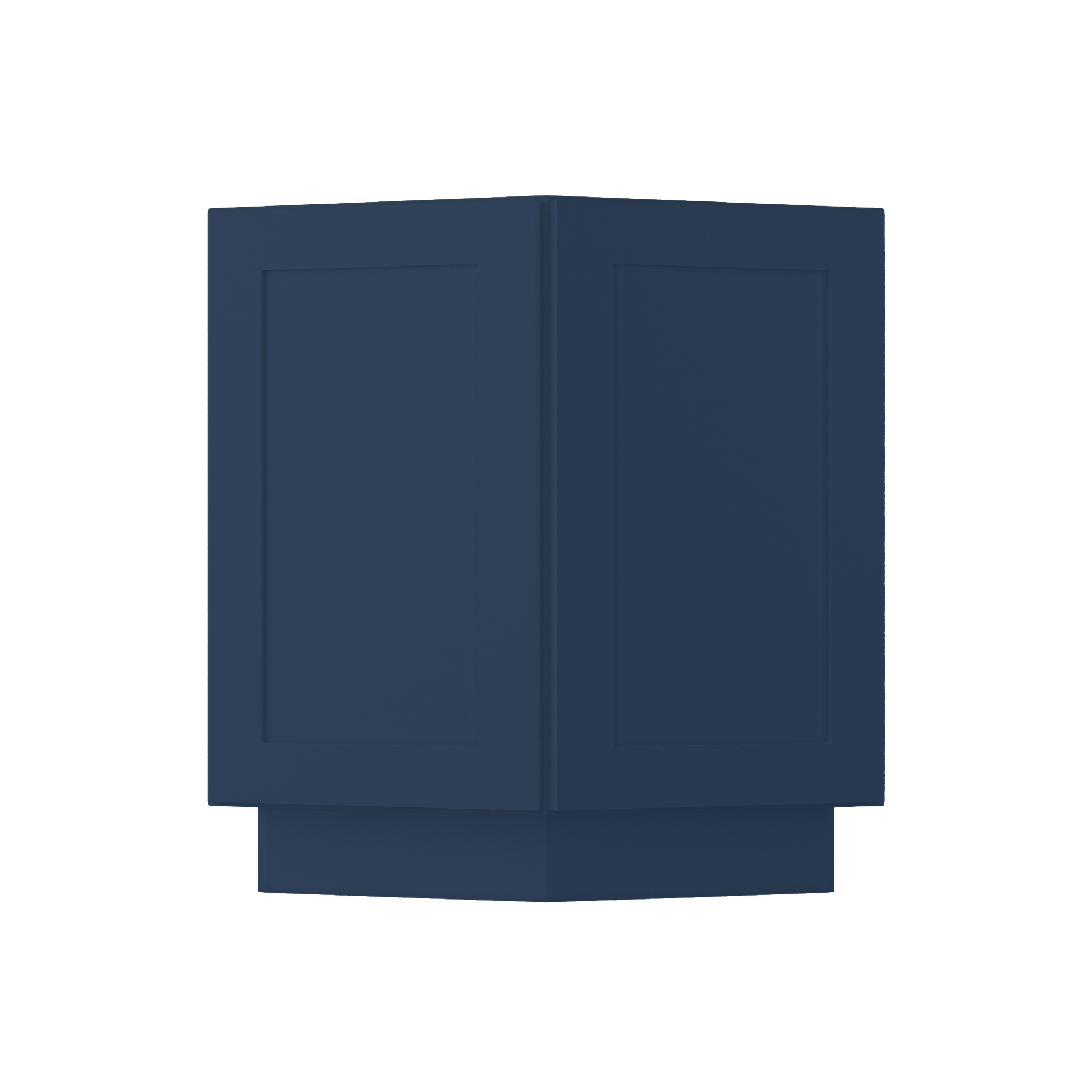 Base End Kitchen Cabinet BECF24 Danbury Blue LessCare 24 in. width 34.5 in. height 24 in. depth - Kitchen Cabinets