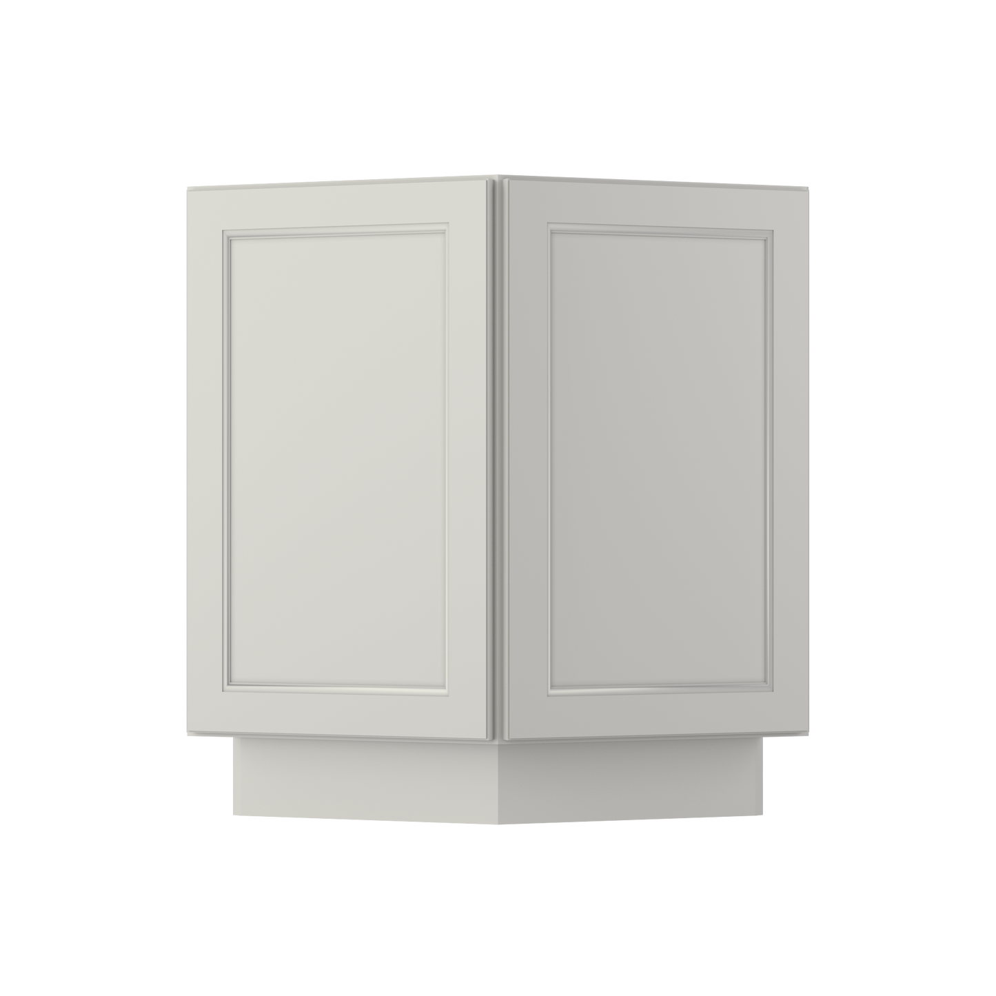 Base End Kitchen Cabinet BECF24 Milan Pearl 24 in. width 34.5 in. height 24 in. depth - Kitchen Cabinets