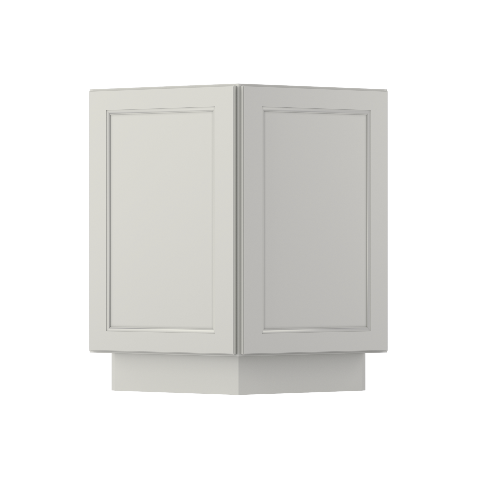 Base End Kitchen Cabinet BECF24 Milan Pearl 24 in. width 34.5 in. height 24 in. depth - Kitchen Cabinets