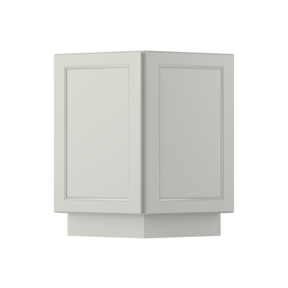 Base End Kitchen Cabinet BECF24 Milan Pearl 24 in. width 34.5 in. height 24 in. depth - Kitchen Cabinets