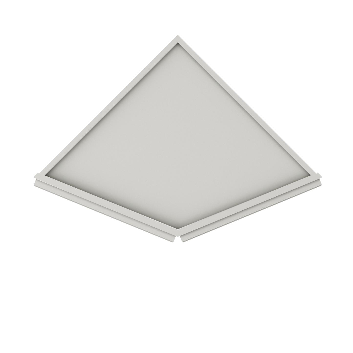 Base End Kitchen Cabinet BECF24 Milan Pearl 24 in. width 34.5 in. height 24 in. depth - Kitchen Cabinets