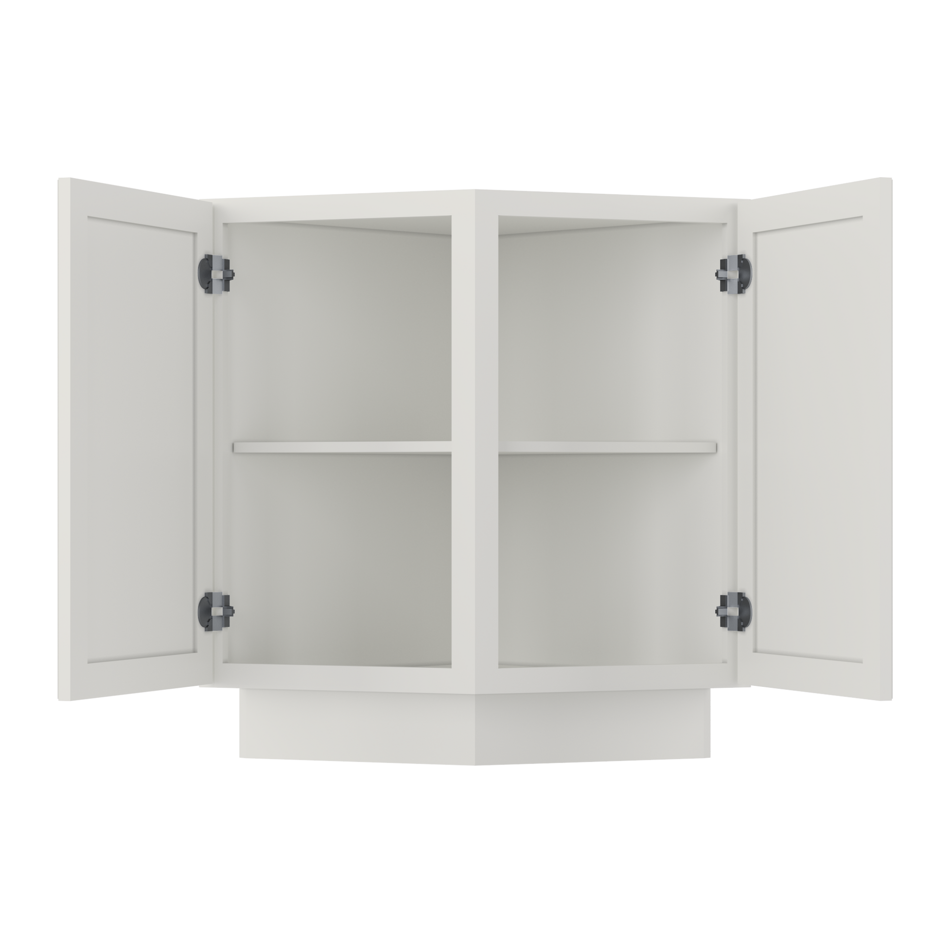 Base End Kitchen Cabinet BECF24 Milan Pearl 24 in. width 34.5 in. height 24 in. depth - Kitchen Cabinets