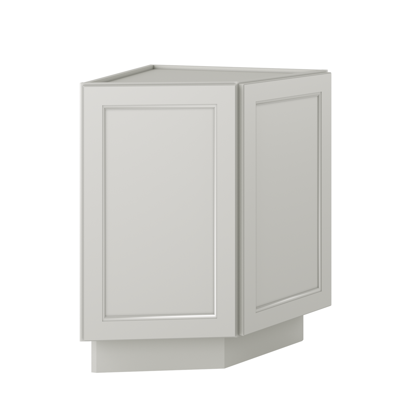 Base End Kitchen Cabinet BECF24 Milan Pearl 24 in. width 34.5 in. height 24 in. depth - Kitchen Cabinets