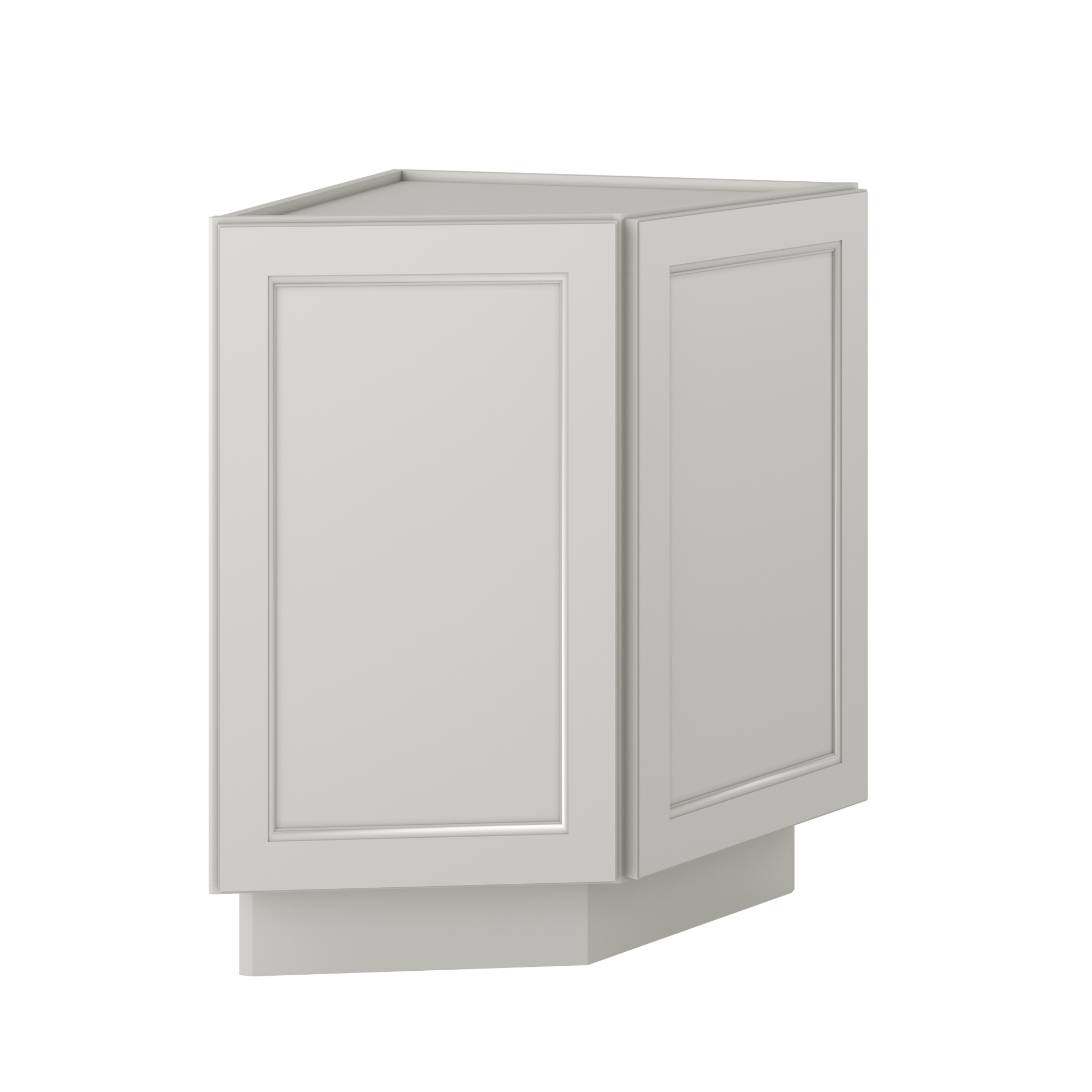 Base End Kitchen Cabinet BECF24 Milan Pearl 24 in. width 34.5 in. height 24 in. depth - Kitchen Cabinets