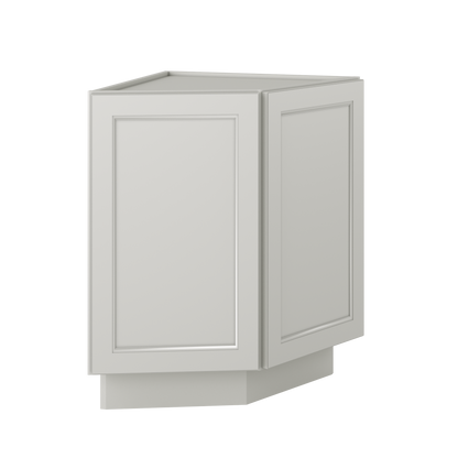Base End Kitchen Cabinet BECF24 Milan Pearl 24 in. width 34.5 in. height 24 in. depth - Kitchen Cabinets