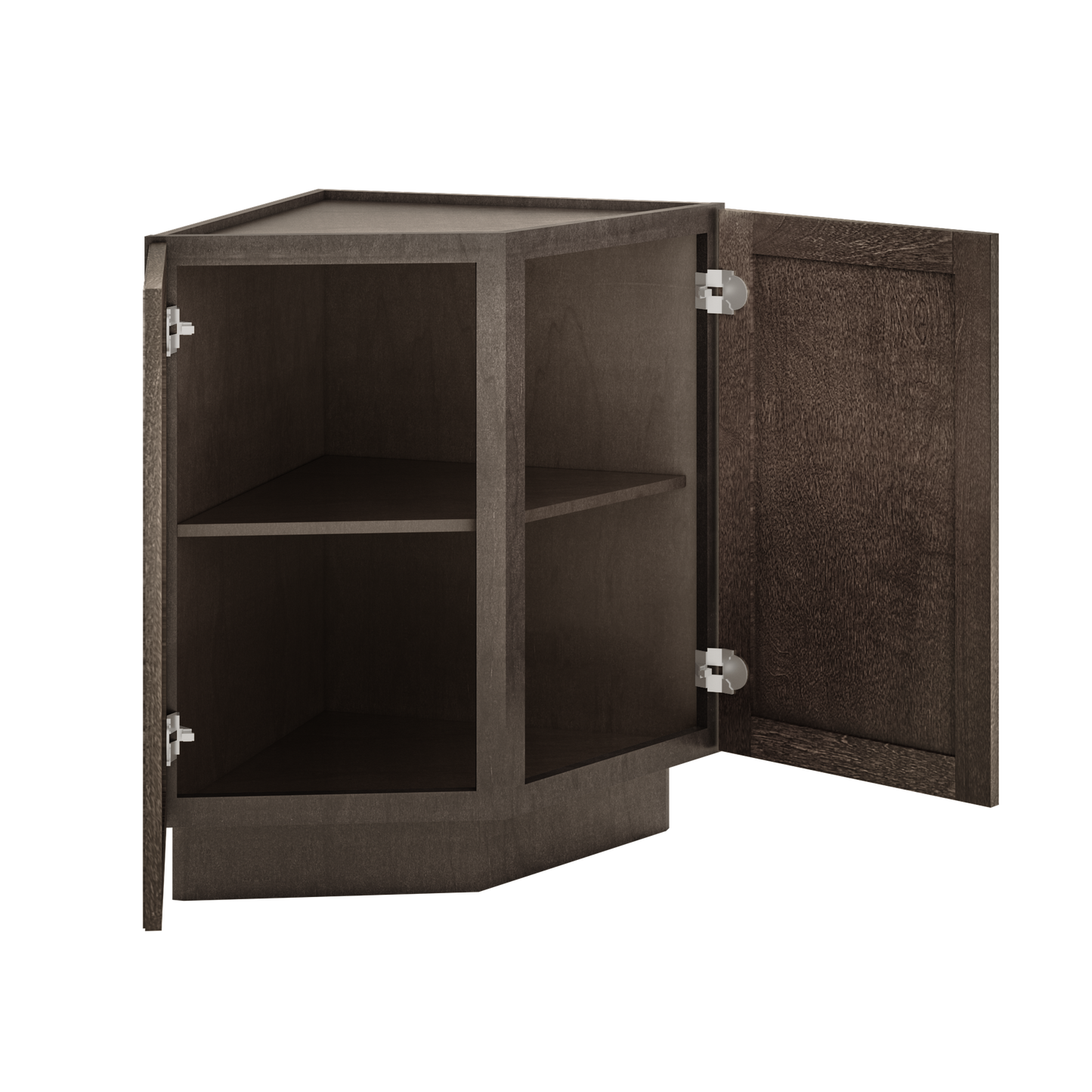 Base End Kitchen Cabinet BECF24 Milan Slate 24 in. width 34.5 in. height 24 in. depth - Kitchen Cabinets