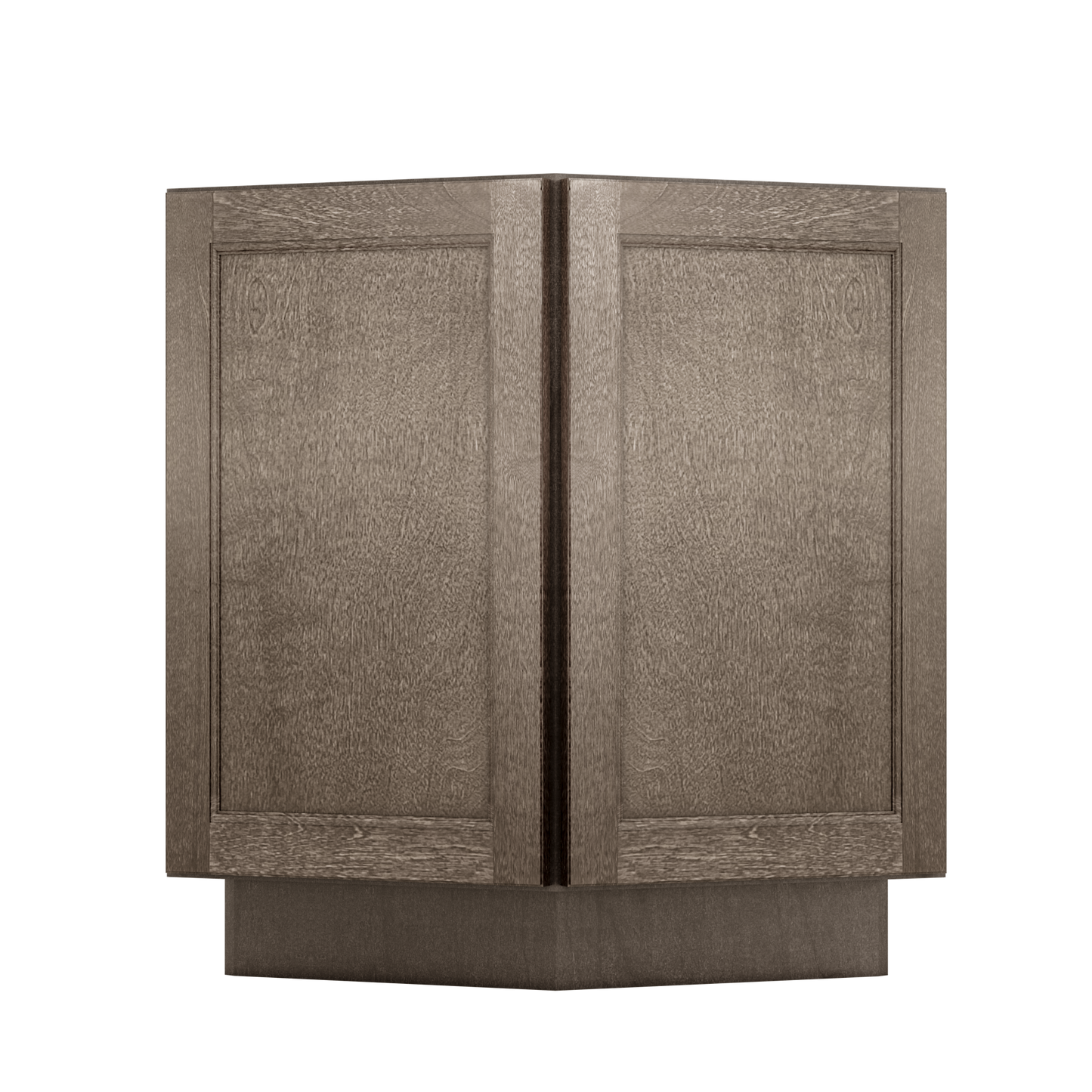 Base End Kitchen Cabinet BECF24 Milan Slate 24 in. width 34.5 in. height 24 in. depth - Kitchen Cabinets