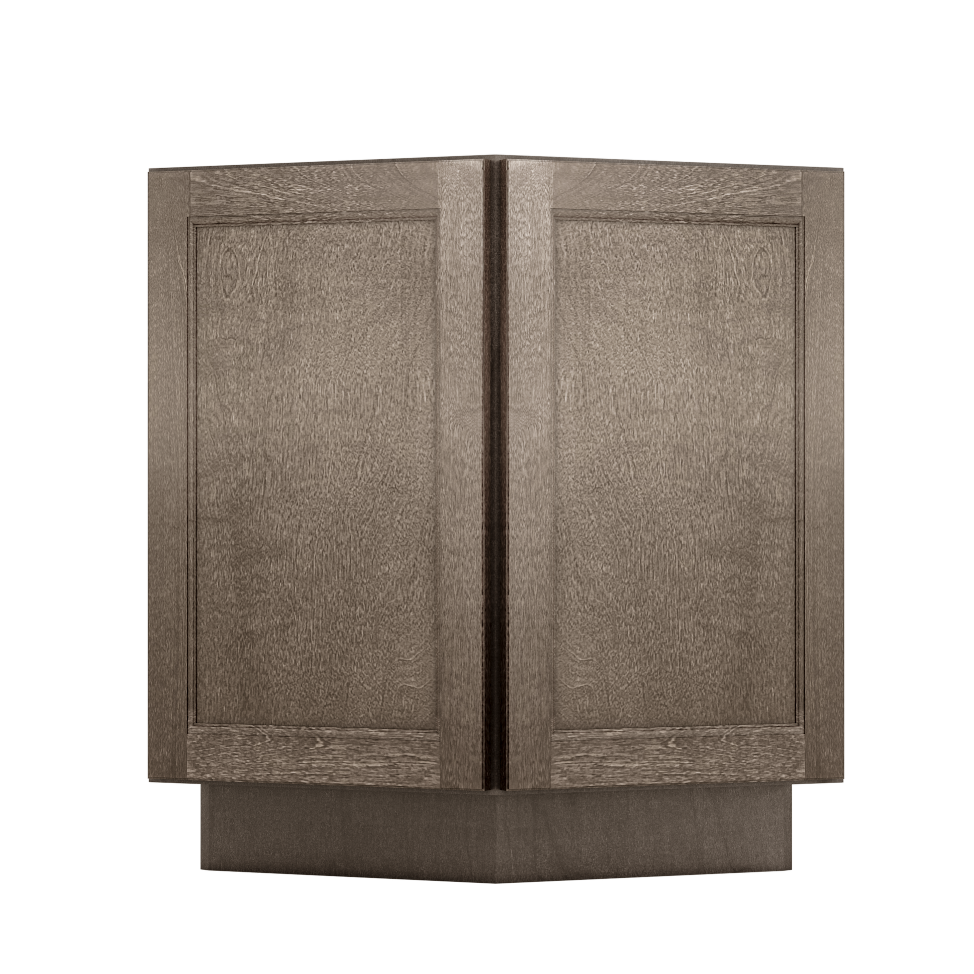 Base End Kitchen Cabinet BECF24 Milan Slate 24 in. width 34.5 in. height 24 in. depth - Kitchen Cabinets