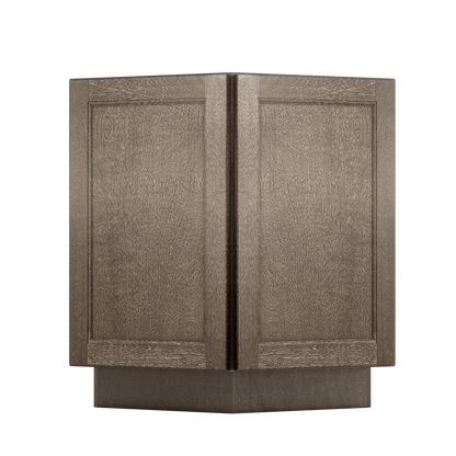 Base End Kitchen Cabinet BECF24 Milan Slate 24 in. width 34.5 in. height 24 in. depth - Kitchen Cabinets