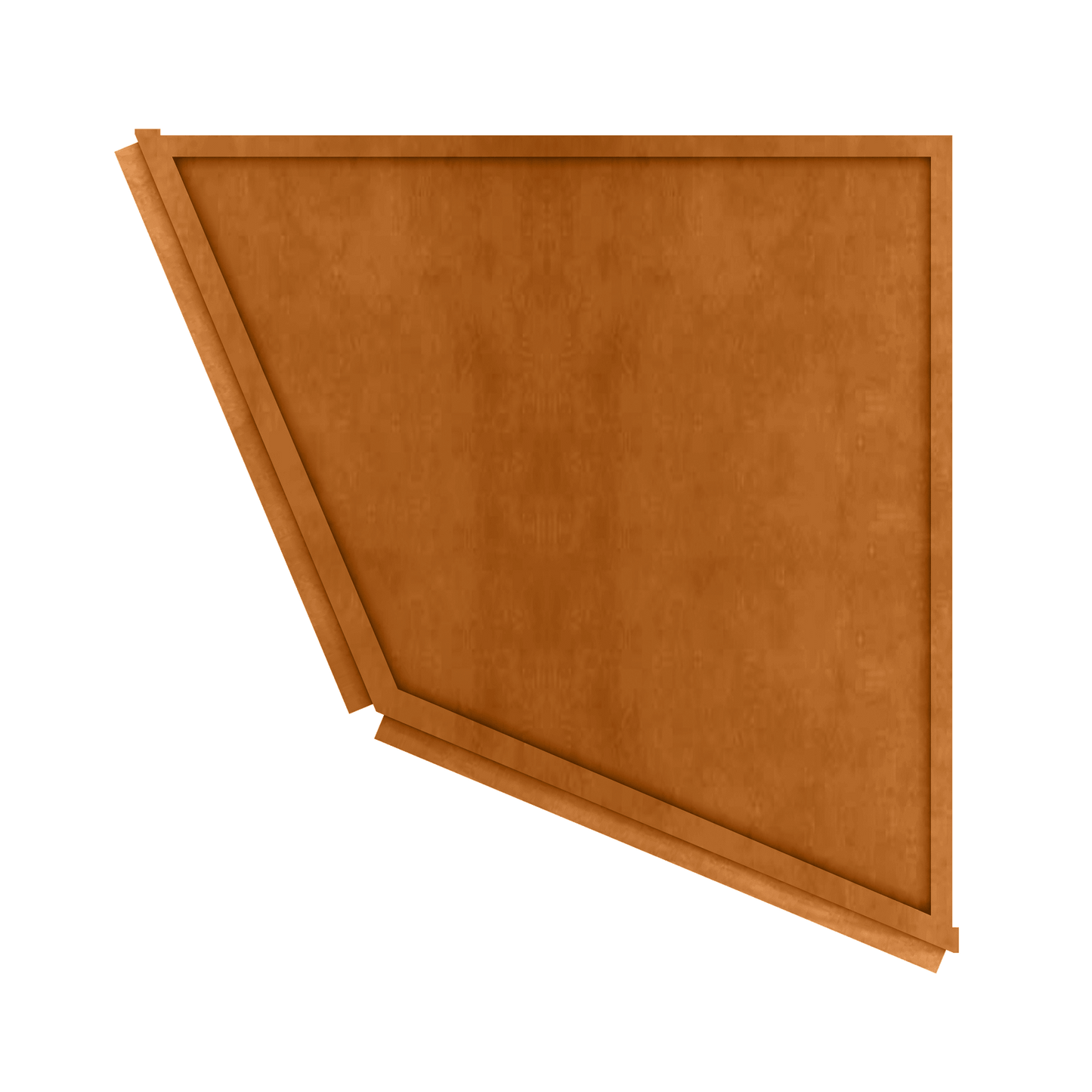 Base End Kitchen Cabinet BECF24 Newport LessCare 24 in. width 34.5 in. height 24 in. depth - Kitchen Cabinets