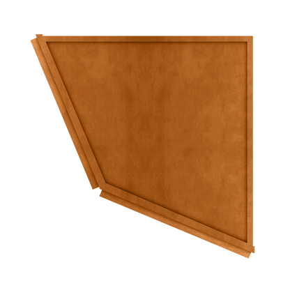 Base End Kitchen Cabinet BECF24 Newport LessCare 24 in. width 34.5 in. height 24 in. depth - Kitchen Cabinets