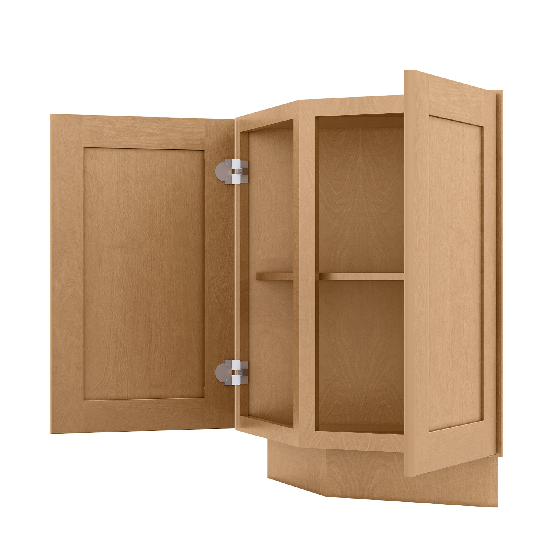 Base End Kitchen Cabinet BECF24 Shaker Toffee 24 in. width 34.5 in. height 24 in. depth - Kitchen Cabinets