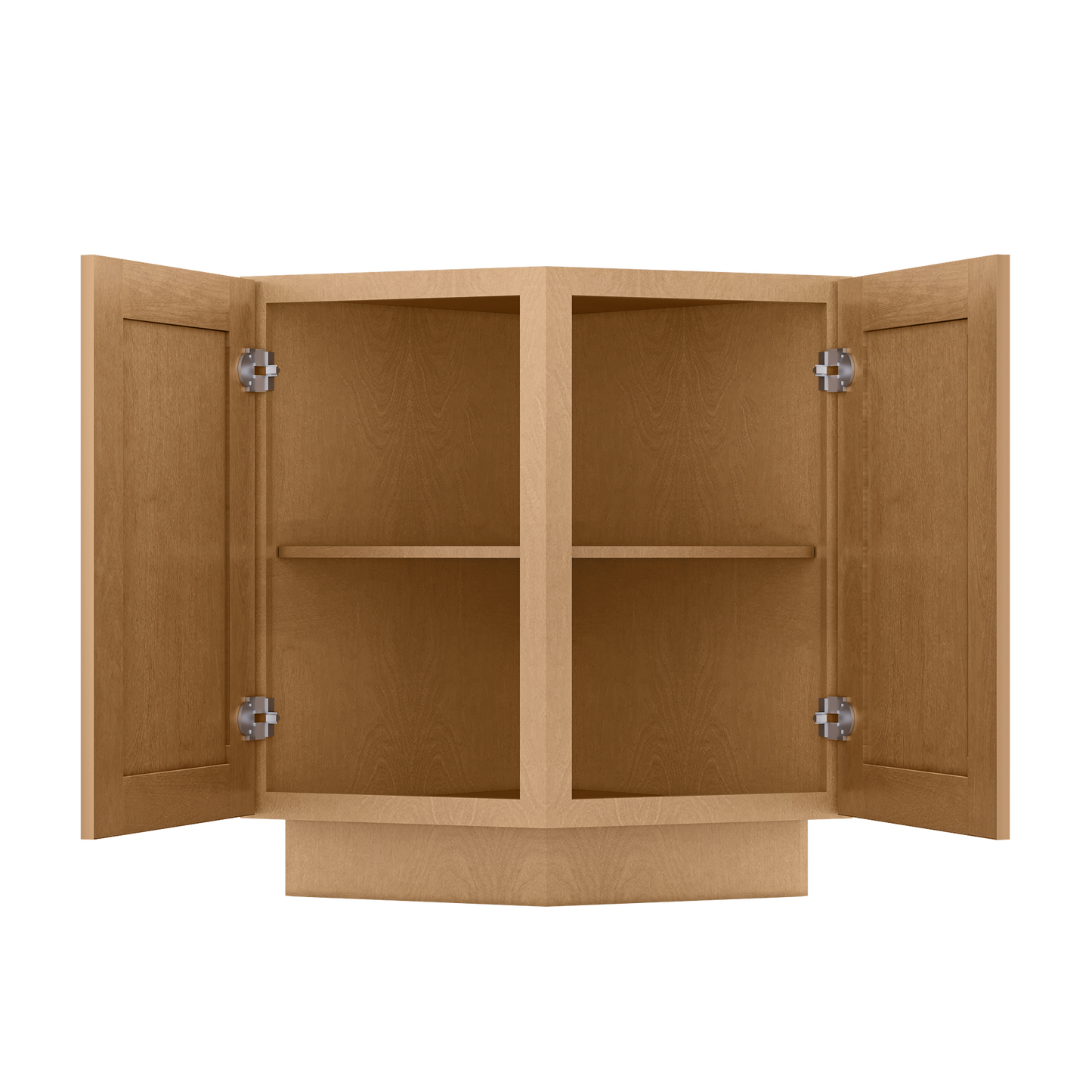 Base End Kitchen Cabinet BECF24 Shaker Toffee 24 in. width 34.5 in. height 24 in. depth - Kitchen Cabinets