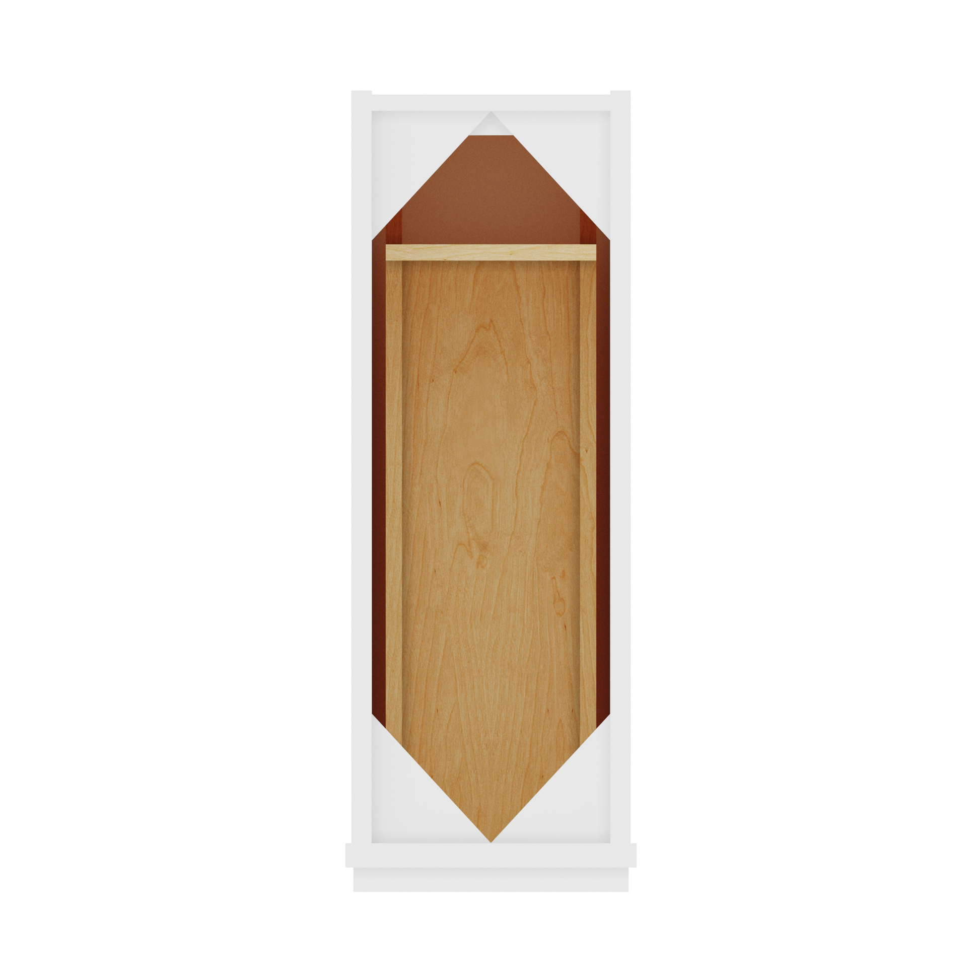 Base Kitchen Cabinet B09 Alpina White LessCare 9 in. width 34.5 in. height 24 in. depth Kitchen Cabinets