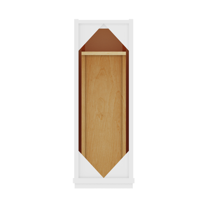 Base Kitchen Cabinet B09 Alpina White LessCare 9 in. width 34.5 in. height 24 in. depth Kitchen Cabinets