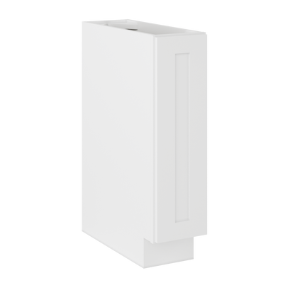 Base Kitchen Cabinet B09 Alpina White LessCare 9 in. width 34.5 in. height 24 in. depth Kitchen Cabinets